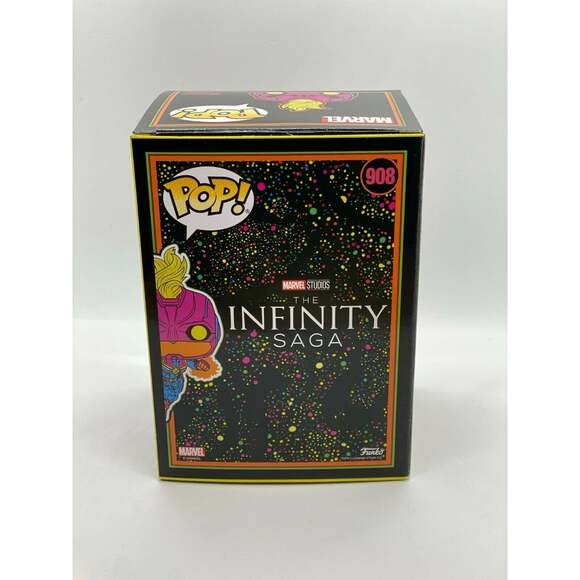 Funko Pop! Marvel Infinity Saga Captain Marvel Black Light 908 Target Exclusive - Picture 3 of 4